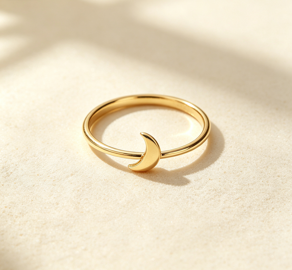 Plain Thin Gold Stackable Basic Ring